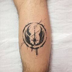 Jedi order sketch tattoo by @dn_alves Blackwork . Starwars . Star wars Daniel R Alves Tattoo art Jedi Tattoo, Inspiration Tattoos, True Tattoo, Geniale Tattoos, Star Wars Logo