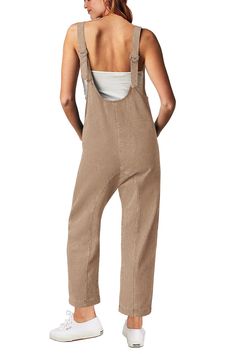 PRICES MAY VARY. Denim Fabrication and Rigid Feel: Made from high-quality denim fabric(95%Cotton，5%Polyester), these jumpsuits offer a rigid feel, adding a touch of ruggedness to the overall design while maintaining a fashionable appearance. Loose Fit and Cropped Ankle-Length Style: These denim jumpsuits are designed with a relaxed fit and a cropped ankle-length style,relaxed through the hip and thigh,providing both comfort and a trendy look. Features:The pant legs are designed in a harem style, Denim Jumpsuits For Women, Jumpsuits For Women Casual, Baggy Overalls, Overalls Jeans, Denim Jumpsuits, Boho Clothes, High Roller, Fit Ideas, Denim Jumpsuit