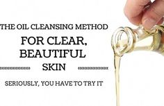 When I first read about oil cleansing years ago, I thought one thing: Y'all are insane. How could adding oil to my seriously oily skin be a good idea? Wouldn't using oil to wash my face not cause me to break out even worse than I already was? How could oil clean my face at Clear Skin Remedies, Witch Hazel For Skin, Ancestral Nutrition, Italian Beauty Secrets, Oil Cleansing Method, Vaseline Beauty Tips, Beautiful Glowing Skin, Wrinkle Remedies, Oil Cleansing