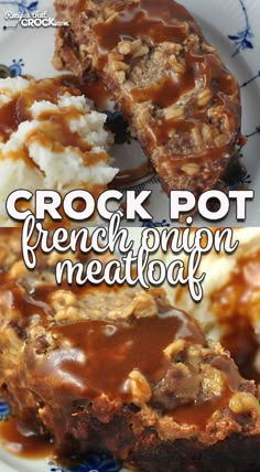 Crock Pot Meatloaf, Traditional Meatloaf Recipes, French Onion Meatloaf, Crockpot Meatloaf Recipes, Crockpot Meatloaf, Traditional Meatloaf, Blonde Brownies, Classic Meatloaf Recipe, Cookie Brownie