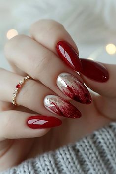 50 Gorgeous Red Nails Ideas to Transform Your Look In 2024(With DIY Tips) - ACRYLICNAILDESIGNS Constellation Nail Art, Nail Matte, Unghie Sfumate, Matte Red, Trendy Nail Design, Diy Tips