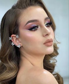 Lilac Dress Makeup Ideas, Makeup With Purple Dress, Makeup Lila, Eye Makeup Steps