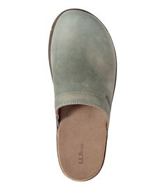 Women's Go-Anywhere Clogs, Nubuck | Sneakers & Shoes at L.L.Bean Outdoor Slip-on Mules With Cushioned Footbed, Comfortable Outdoor Mules With Rubber Sole, Comfortable Closed Toe Mules For Outdoor, Outdoor Closed Toe Mules With Leather Footbed, Casual Clogs With Rubber Sole For Walking, Casual Walking Clogs With Rubber Sole, Slip-on Clogs With Arch Support For Outdoor Activities, Slip-on Clogs With Arch Support For Outdoor, Comfortable Leather Clogs For Outdoor