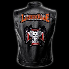 Sleeveless Leather Jacket, Bobber Scrambler, Custom Triumph, Patch Ideas, Motorcycle Vest, Motorcycle Jackets, Biker Jewelry, Skull Clothing, Easy Rider