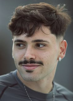 Haircut 2024 Men’s, 2024 Mens Hairstyles, Men Haircut 2024, Taper Fade Short Hair, Mustache And Goatee, Moustache Style, Taper Fade Curly Hair, Short Hair With Beard