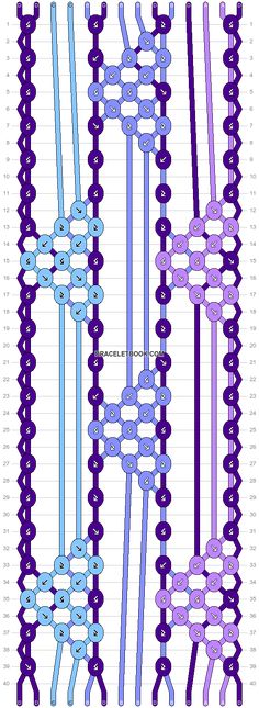 an image of some lines that have been colored purple and blue, with the same line in