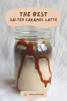 the best salted caramel latte in a jar