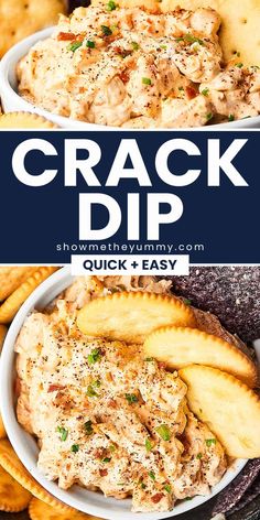 This Crack Dip is highly addictive. You've been warned. ;) Full of cream cheese, bacon, sour cream, spices and more, you're never gonna want to stop eating it! Snack Recipes With Cream Cheese, Whipped Cream Cheese Appetizer, Cracked Dip Recipe, Cream Cheese Cracker Dip Easy, Dips Using Sour Cream, Cream Cheese Dip Appetizers, Easy Cream Cheese Dip For Crackers, Quick Cream Cheese Dip, Easy Dip Recipes With Cream Cheese