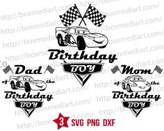 birthday dad and mom car decals for cars