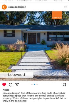 the homepage for landscaping company leewood, which has been featured on its website