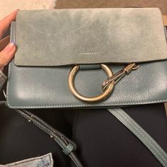 Excellent Conditions 2 Minor Dents On The Surface Comes With Dust Bag Chloe Bags, Chloe Faye, Chloe Bag, Selling On Poshmark, Free Items, Blue Bags, Luxury Items, Chloe, Dust Bag