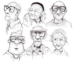 an image of some people with glasses on their heads and one man's face