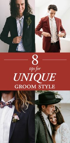 8 tips for unique groom style