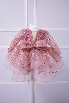 Baby Gowns Girl Birthday, Toddler Glitz Pageant Dress, Playful Pink Princess Dress For First Birthday, Infant Sequin Dress, Flower Girl Dress Baby, Pink Sequin Dress Toddler, Baby Birthday Dress, 1st Birthday Dresses, Toddler Tutu