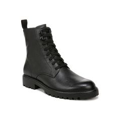 Vince-Dominic Boot - Men's Bring a classic vibe to your look with the Dominic boot from Vince. The utilitarian-themed boot, made from durable leather, has a lug sole backing for supportive footing. Inside zipper and lace front offer easy wear and a secure fit. Georgia Boots, Lug Sole, Easy Wear, Lace Front, Boots Men, Man Shop, Bring It On, Boots, Leather