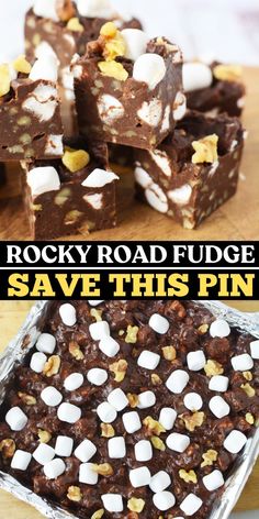 rocky road fudge save this pin