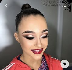 Stage Makeup Dancer, Cheer Makeup Competitive, Dancesport Makeup, Recital Makeup, Ballroom Makeup, Dance Competition Makeup, Sport Makeup, Latin Makeup