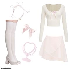 Dollcore Outfits, Coquette Clothes, Outfit Coquette, Coquette Outfits, Coquette Outfit, Paris Outfits, Girly Fashion