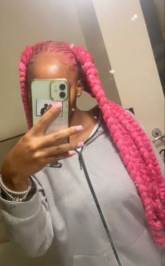 Pink Loc Hairstyles, Loc Hairstyles For Women With Weave, Kali Hairstyles Locs, Loc Style With Weave, Two Braids Over Locs, Braided Hairstyles Over Locs, 2 Braids Over Locs, Styles Over Locs Black Women, Box Braids On Locs