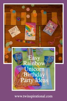 Rainbow Unicorn Party Winter Birthday Parties