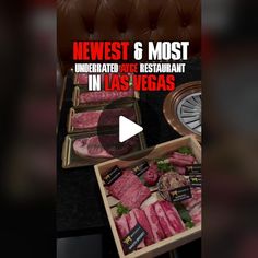 an advertisement for new west and most underrated area restaurant in las vegas