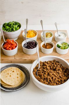 the food is prepared and ready to be eaten on the table for lunch or dinner