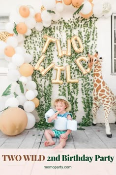 2nd Birthday Themes, Two Wild Birthday, 2nd Birthday Party For Boys, 2nd Birthday Boys, Second Birthday Ideas, Toddler Birthday Party