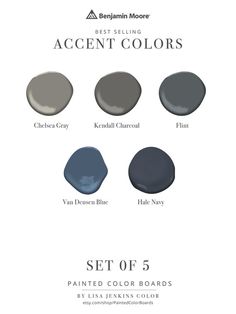 the different shades of paint that you can use to decorate your home or office with