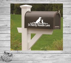 Dog and Cat Mailbox Decal Give special curb appeal to your mailbox while helping your guests and your mail get to the right place! ----T H I S - L I S T I N G - I S - F O R---- * Custom Dog and Cat Mailbox Decal * You have an option for a decal for 1 side or 2 sides of your mailbox * You choose your color from the drop down menu. ----I T E M - D E S C R I P T I O N-- * Made with outdoor grade adhesive vinyl (will last for years without fading or peeling). * Size is 11 inches wide x 5 inches high Farmhouse Mailbox, Farmhouse Mailboxes, Country Mailbox, Mailbox Monogram, Address Decals, Mailbox Decal, Mailbox Stickers, Custom Mailbox, Personalized Mailbox