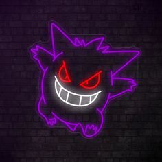 Gengar Gleam - Haunt Your Space with Neon Magic - ManhattanNeons Gengar Ios 16 Wallpaper, Life Casting, Gaming Rooms, Gengar Pokemon, Neon Decor, Dancing In The Dark, How To Make Clay, The Haunting, Custom Neon Signs