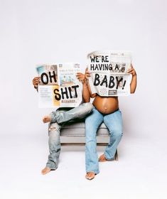 Newspaper Announcement Baby, Cool Baby Announcement Ideas, Newspaper Pregnancy Photoshoot, Newspaper Baby Announcement Photoshoot, Baby On Board Announcement, Newspaper Maternity Photoshoot, Pregnancy Anouncment Ideas Photoshoot, Newspaper Baby Announcement, Cute Pregnancy Announcement Ideas