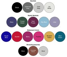 the different shades of paint are shown in this chart, which shows what colors they use