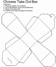 the chinese take out box is cut into four sections