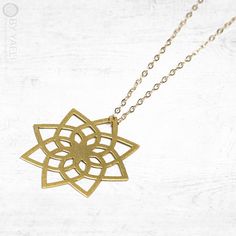 "Geometric flower of life celtic necklace, Inspired by the beauty of the Irish culture. one of the oldest sacred symbols known to man, universal symbol of creation. ♥WANT TO MAKE IT PERSONAL? ♥ Add a charm letter to your necklace - Add this item: https://www.etsy.com/il-en/listing/687931684 ★ Comes in our signature box, ready for gift giving. ★ Available in Gold [18K goldfield & gold plated brass ] ★ Available in Silver [sterling silver & silver plated brass ] ★ Pendant size : 1.20\"x1.2 Symbol Of Creation, Jewelry Design Studio, Celtic Knot Necklace, Celtic Necklace, Irish Culture, Jewelry Flower, Sacred Symbols, Irish Jewelry, Geometric Flower