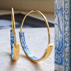 Bijoux Diy, Gold Hoop, Gold Hoop Earrings, Bridal Earrings, Cute Jewelry, Designer Earrings, Jewelry Ideas, Ring Set