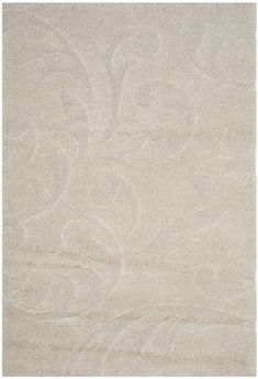 safavieh clearance shag sg468 1111 creme rug Creme Rug, Shag Carpet, Contemporary Bedroom Decor, Carpet Colors, Contemporary Area Rugs, Light Oak, Area Rugs For Sale, Geometric Designs, Power Loom