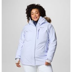 Stay mountain-ready in this warm and waterproof jacket made with a helmet-compatible hood and tons of pockets for your ski pass, goggles, and other essentials. Ski Pass, Snow Trip, Snowboard Jacket, Waterproof Jacket, Columbia Sportswear, Cute Woman, Ski Jacket, Winter Sale, Cute Fits