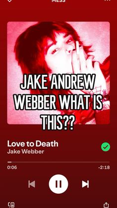 Jake this is ur best song yet💋🖤 Jake Core, Cute Emo Guys, Jake Weber, Mental Support, Jake Webber, Tara Yummy, Best Song, Johnnie Guilbert, Emo Guys