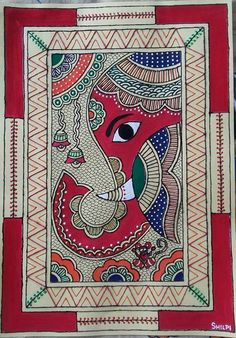 Art Buddha, Kalamkari Painting, Ganesh Art, Indian Painting, Art Premier, Ganesha Painting