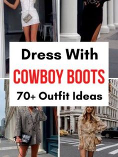 Elegant Birthday Photoshoot, Elegant Birthday Photoshoot Ideas, Stockyards Fort Worth, Birthday Picture Ideas, Leather Dress Outfit, Birthday Photoshoot Ideas, 70 Outfits, Dresses With Cowboy Boots, Birthday Picture