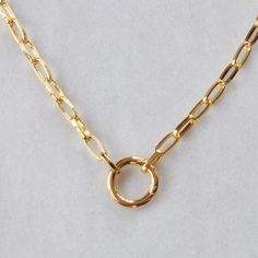 Sure, this shiny gold link necklace is totally 80s-esque, but only in the very best way. A push-to-open round clasp lock can be worn in the front or back. gold plated oval link chain with round clasp lock 16" including clasp Totally 80s, Gold Link Necklace, Clasp Necklace, Gold Link, Pearl Charms, Link Necklace, Link Chain, Gold Chain, Chain Link