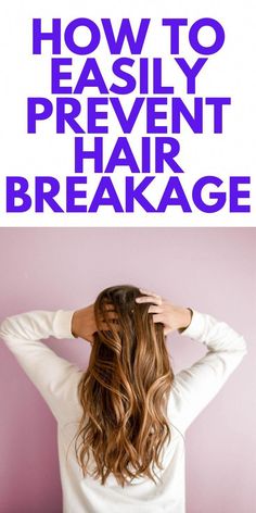 How To Prevent Hair Breakage, Hair At Night, Hair Breakage Remedies, Breakage Hair, Prevent Hair Breakage, Breaking Hair, Vitamins C, Hair Up Or Down