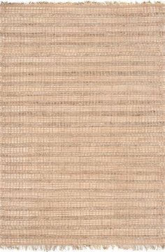 a beige rug with fringes on it