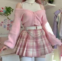 Swaggy Outfits, Alternative Outfits, Pink Outfits, Really Cute Outfits, Kawaii Clothes, Edgy Outfits, Teen Fashion Outfits, Kawaii Fashion