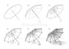 an image of umbrellas with different angles