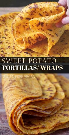 sweet potato tortillas wraps are the perfect way to use up leftover tortillas