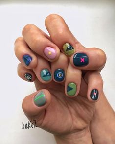 Chaos Nails, Minimal Nails Art, Pretty Gel Nails, Get Nails