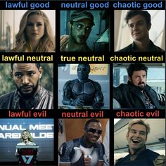 many different types of characters in the movie