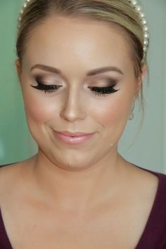 ~ we ❤ this! moncheribridals.com ~ #weddingmakeup Bridal Smokey Eye Makeup, Wedding Hairstyles And Makeup, Wedding Day Makeup, Bridal Make Up