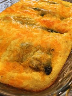 an omelet sitting on top of a glass plate